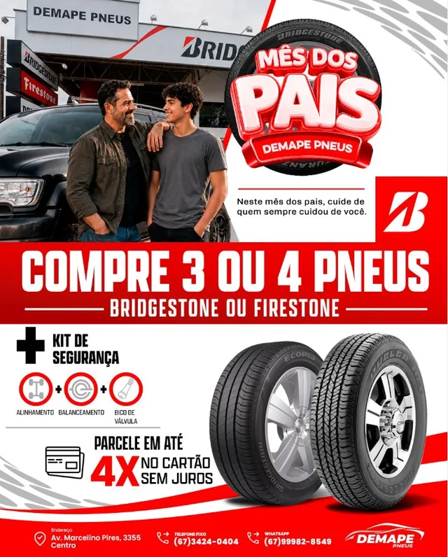 Campanha Mês dos Pais, Demape Pneus