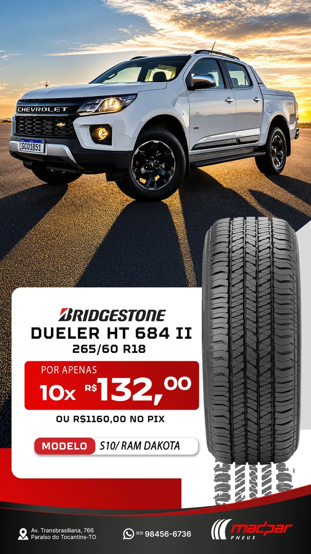 Oferta Dueler HT 684 II para S10, Madpar Pneus