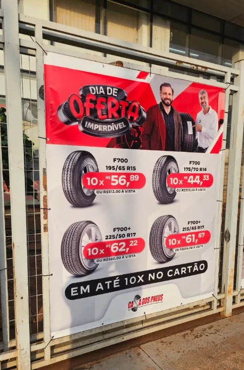 Banner Dia de Oferta imperdível, Casa dos Pneus